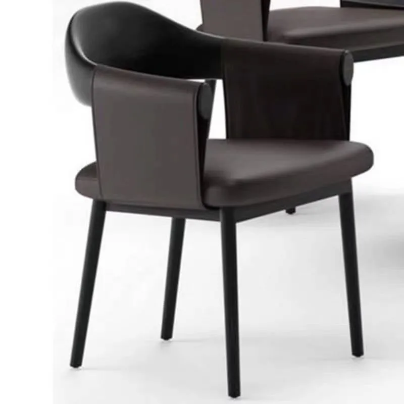 The Nordic Minimalist Design Style Be Used As A Dining Chair Business Negotiation Conference Backrest Chair Household Armchair