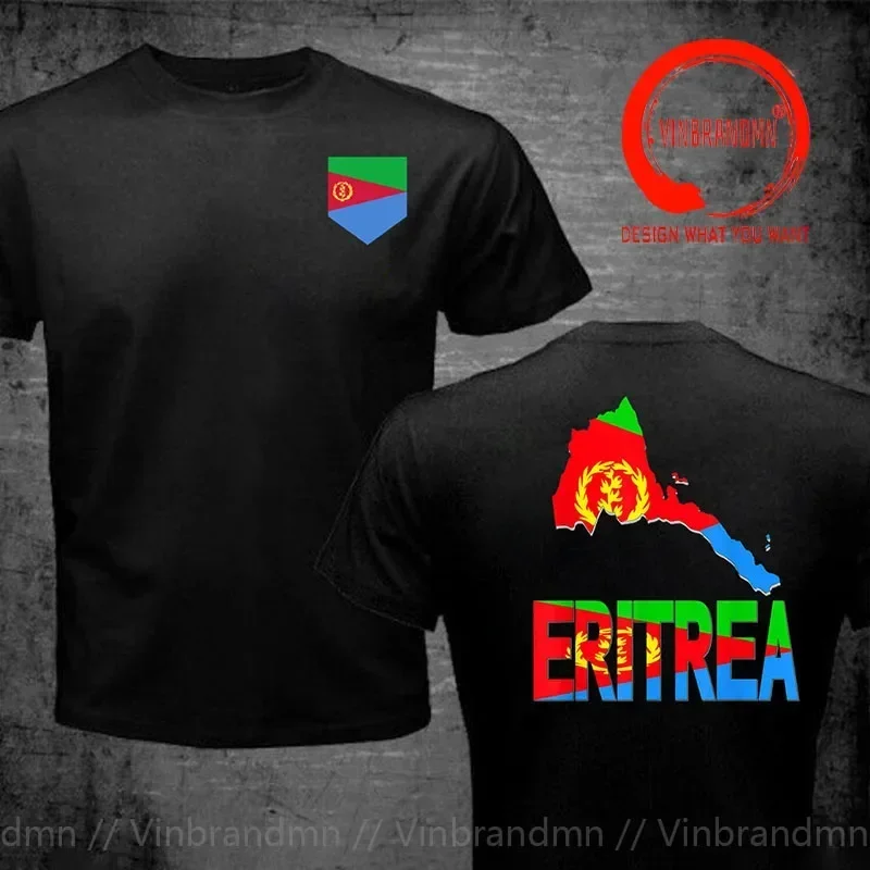 Eritrea Map Eritrean Flag T Shirt Men Africa Unisex Graphic T Shirts Short Sleeve T-shirts Streetwear Harajuku Men Clothing Male