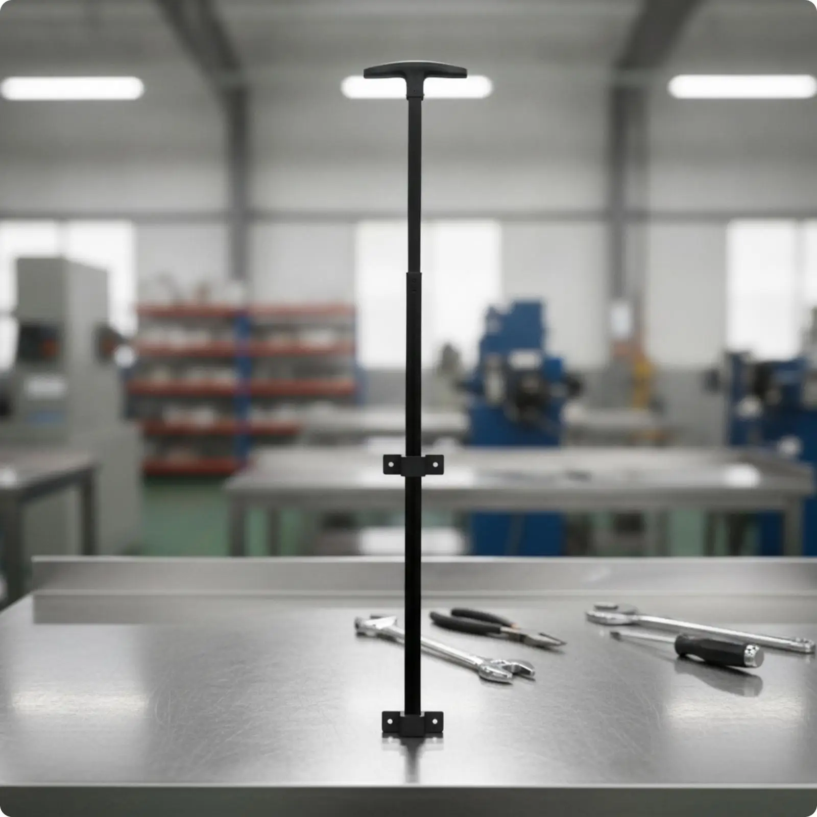 Retractable Aluminum Pull Handle Rod for Luggage Trolley Suitcase Bag Folding Equipment Grip with Mounting Bracket