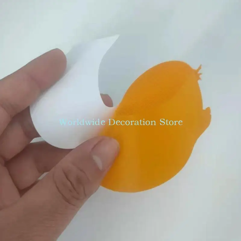 Q39B 12pcs Bath Anti-skid Stickers Yellow Duck Decal Anti-slip Pastes Anti-skid Sticker Cartoon Mat for Children Bathroom Decor