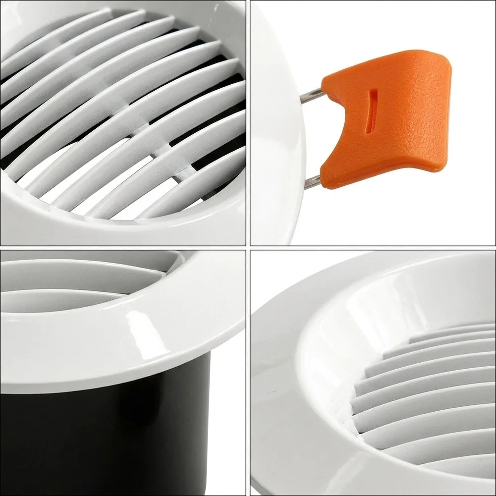Round Vent for Fresh Air Systems Featuring ABS Construction to Maintain Consistent Air Exchange Performance Over Time