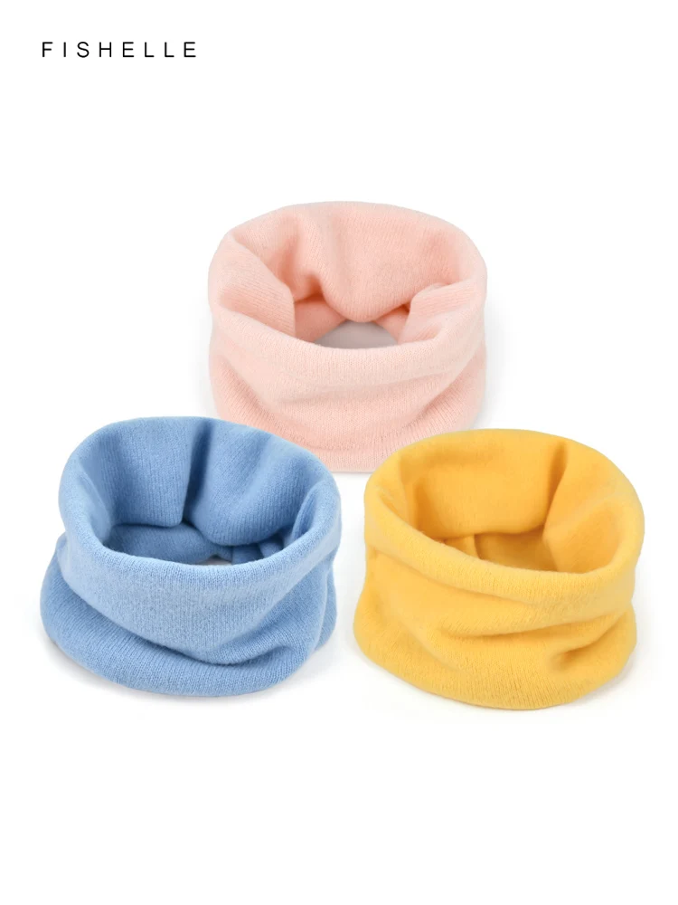 New candy colored pure wool scarf for men women autumn winter thin neck protection warmth scarves wool knitted neck sleeve