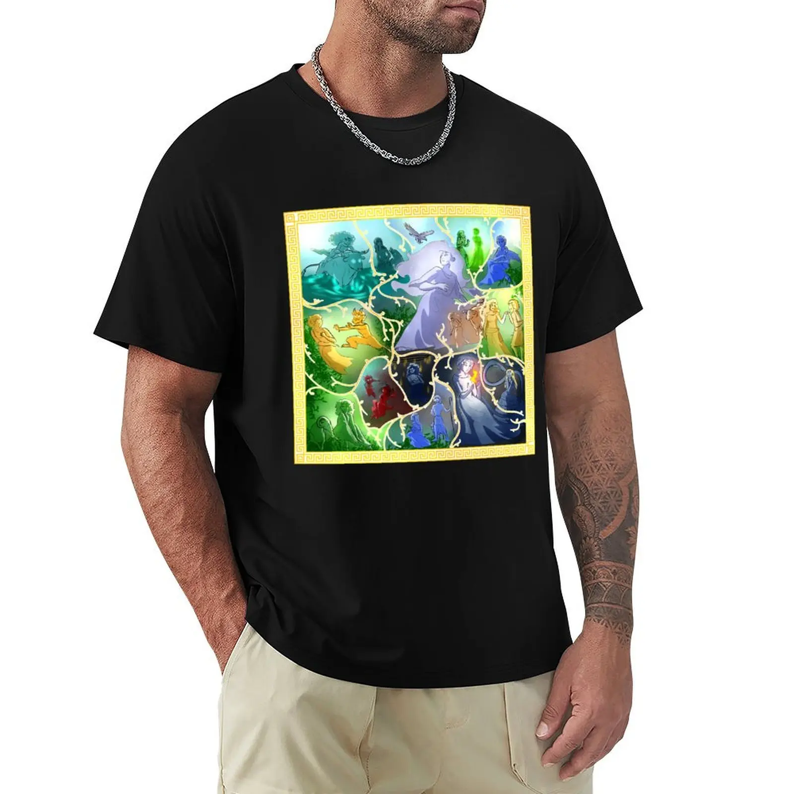Arachne's Tapestry T-Shirt Large Size Soft Cotton T-Shirt