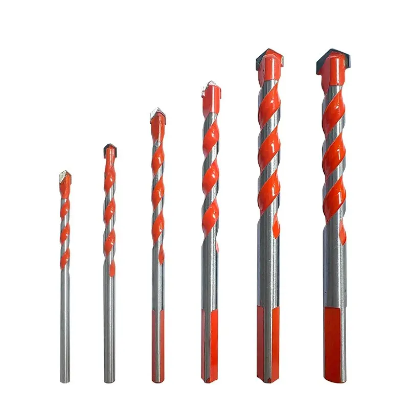 6-częściowy zestaw wierteł do płytek ceramicznych z twardym stopem aluminium i diamentowym ostrzem Overlord, 4/5/6/8/10/12mm, do perforacji ścian i wiercenia otworów. — zdjęcie 6