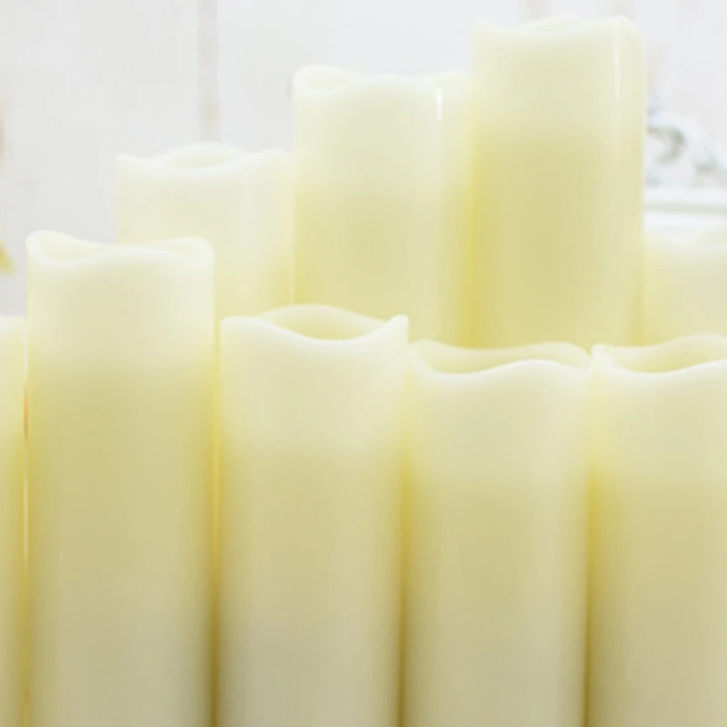 LED Candles Flameless Candles With Remote Battery Operated Candles For Wedding Church Fireplace Decor