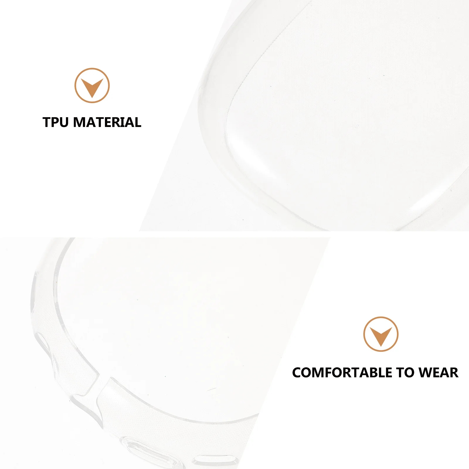 زوج واحد من غطاء سماعة الرأس اللاسلكي من مادة البولي يوريثان الحراري وواقي وسادة الأذن ومقاوم للعرق وقابل للفصل لسهولة التنظيف المتوافقة مع AirPods Max #4