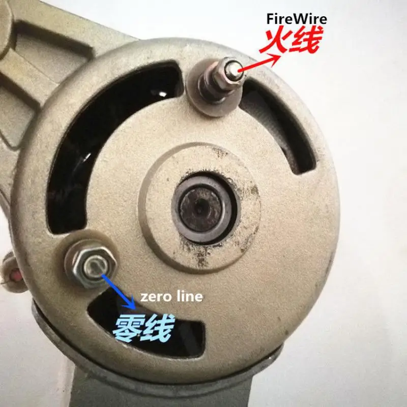 Small household belt-wheeled permanent magnet ac generator 220V800W, pure copper with lighting