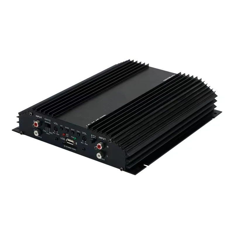 High power car mounted 4-channel 4-channel car amplifier board with pushable sound system, subwoofer, door speaker amplifier 