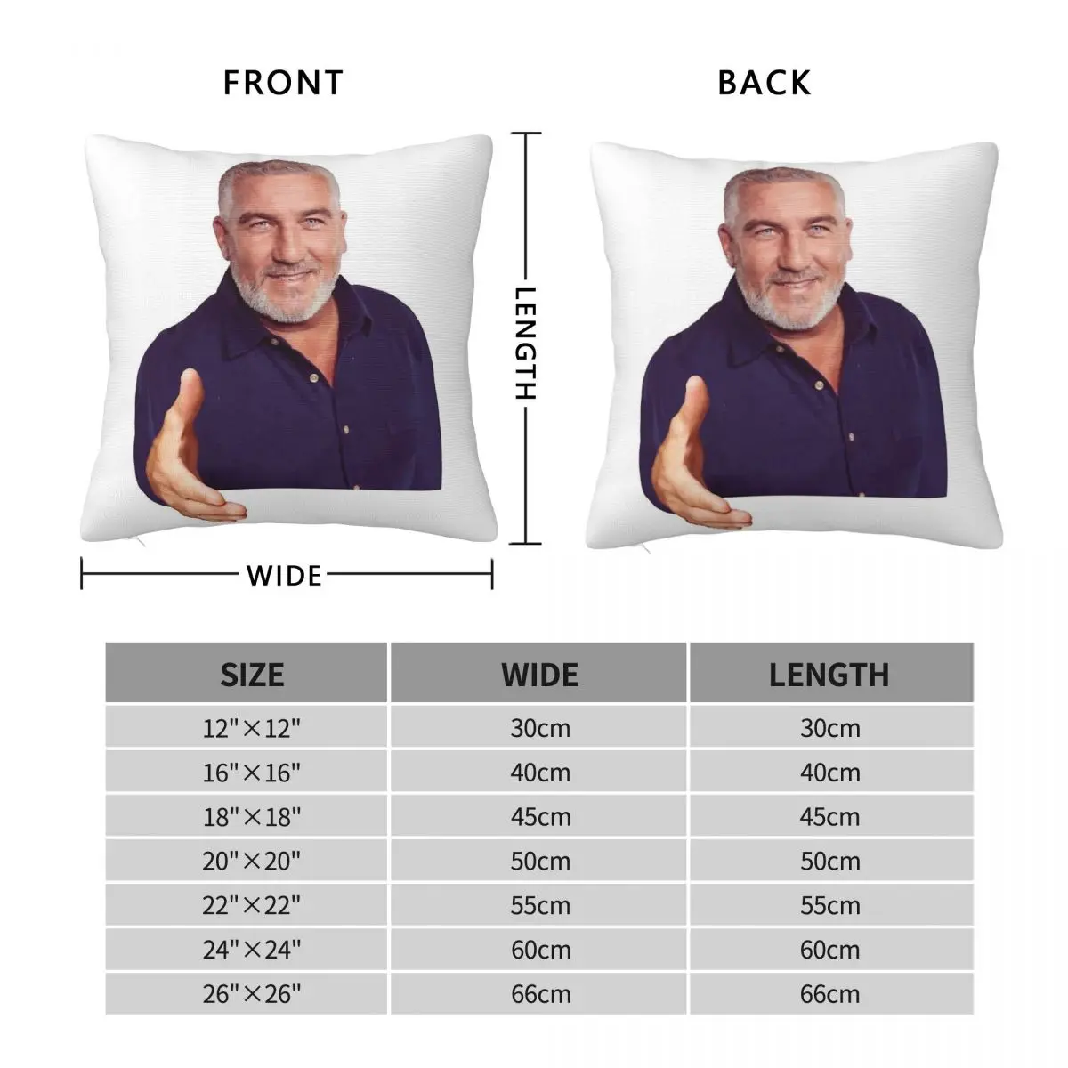 Paul Hollywood Handshake Square Pillowcase Polyester Linen Velvet Creative Decor Pillow Case Sofa Seater Cushion Cover Wholesale