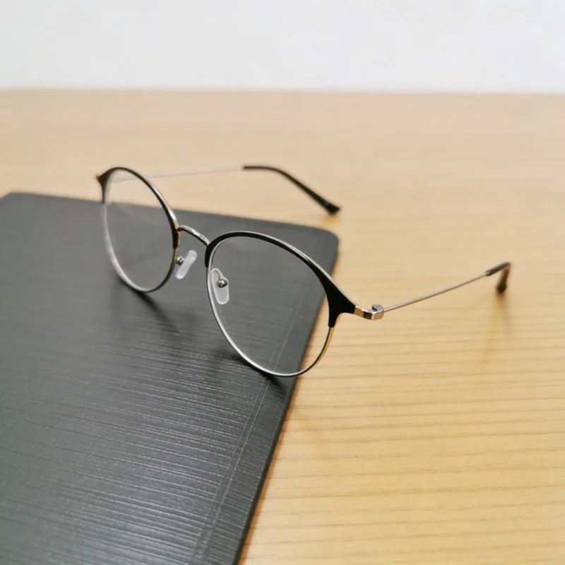 Metall-Rundrahmen Unisex Herren Damen Blaulichtfilter Computerbrille