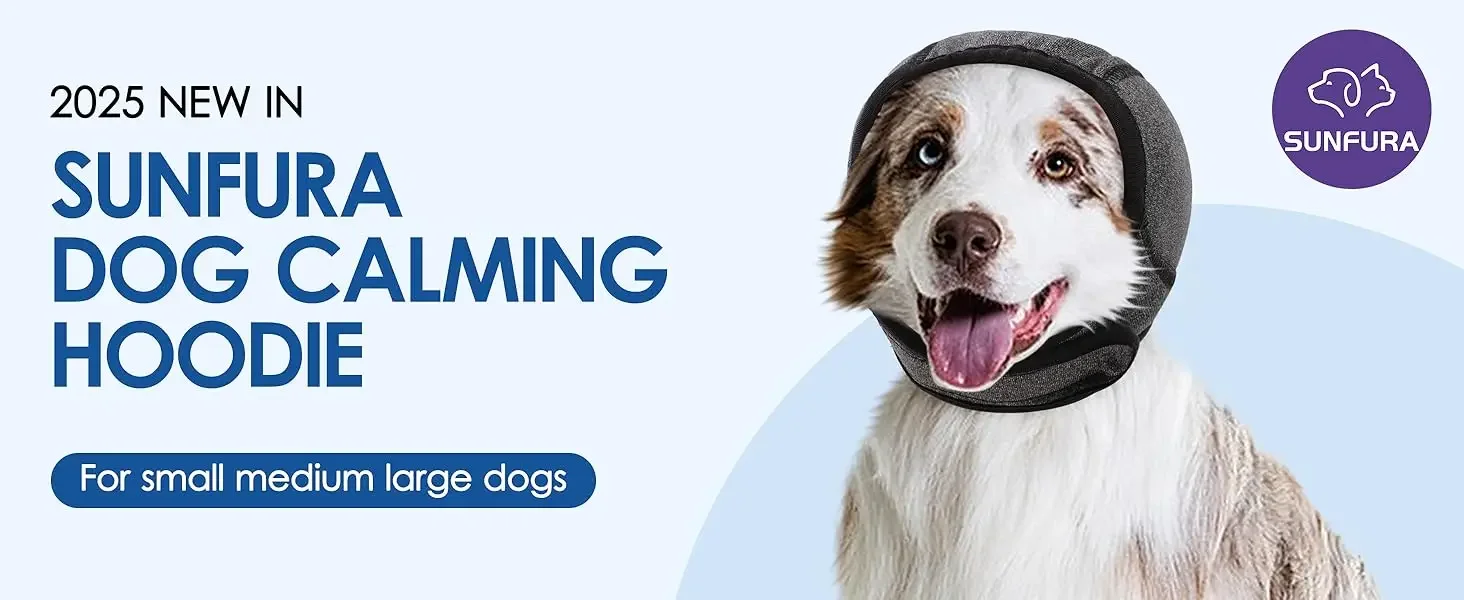 Hunde-Ohrenschützer zur Geräuschunterdrückung, Angstlinderung und Beruhigung beim Pflegen, Baden, Trocknen, Kopfschütteln-Verhindrung, Haustiersicherheit – Detail 1