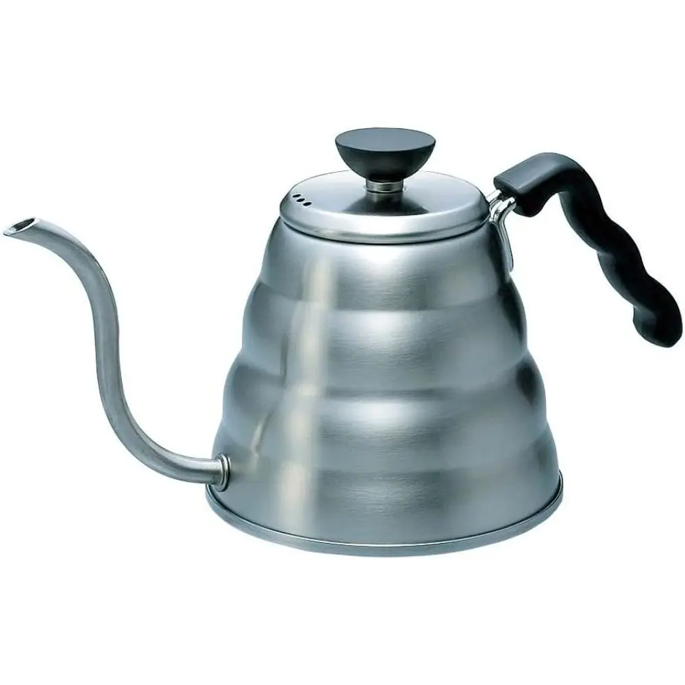 

1.2L Silver Stainless Steel V60 Drip Coffee Kettle with Gooseneck Spout