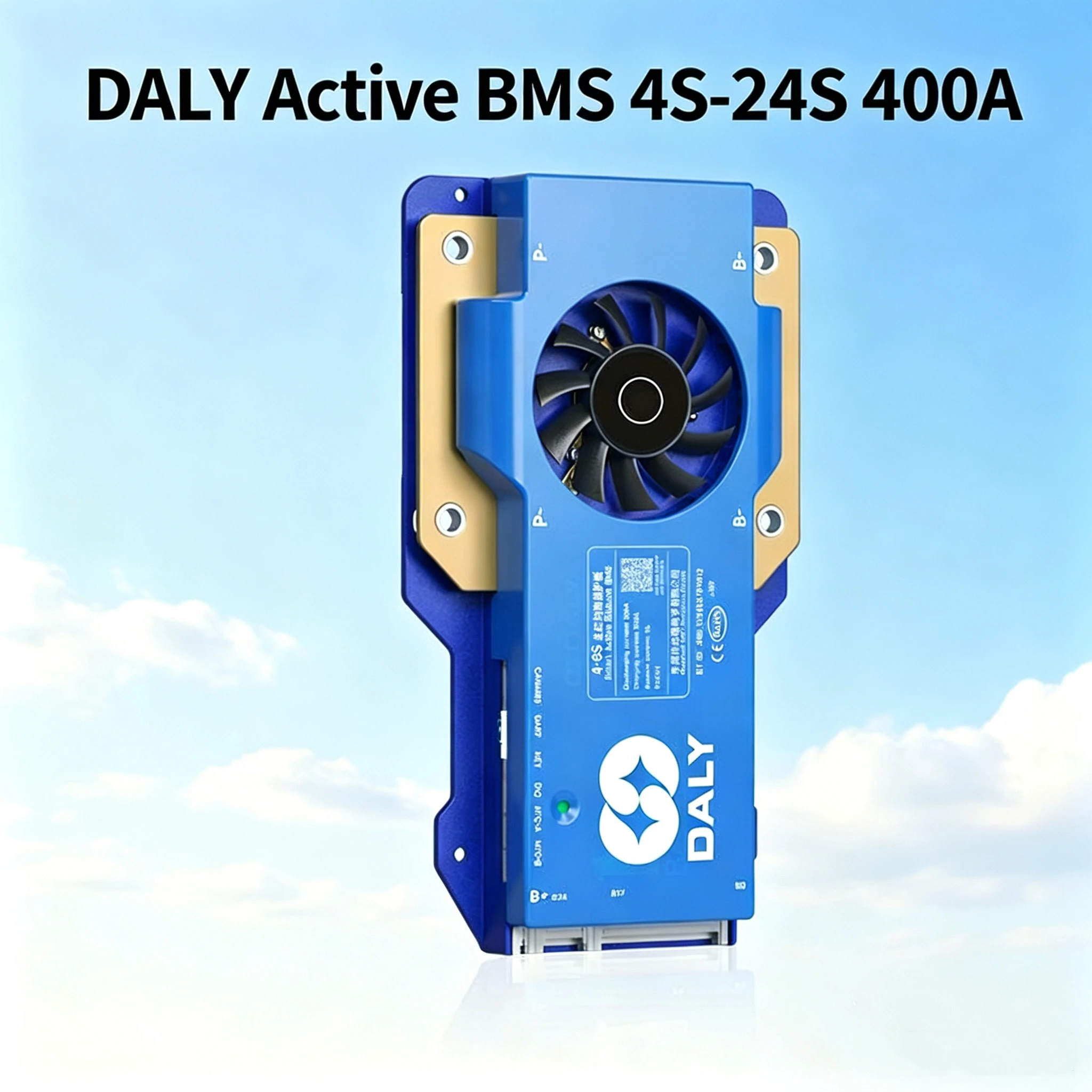 DALY Smart BMS 4S 12V 8S 24V 16S 48V 400A LiFePo4 con bilanciamento attivo per batterie al litio, RS485 UART, Bluetooth integrato per energia