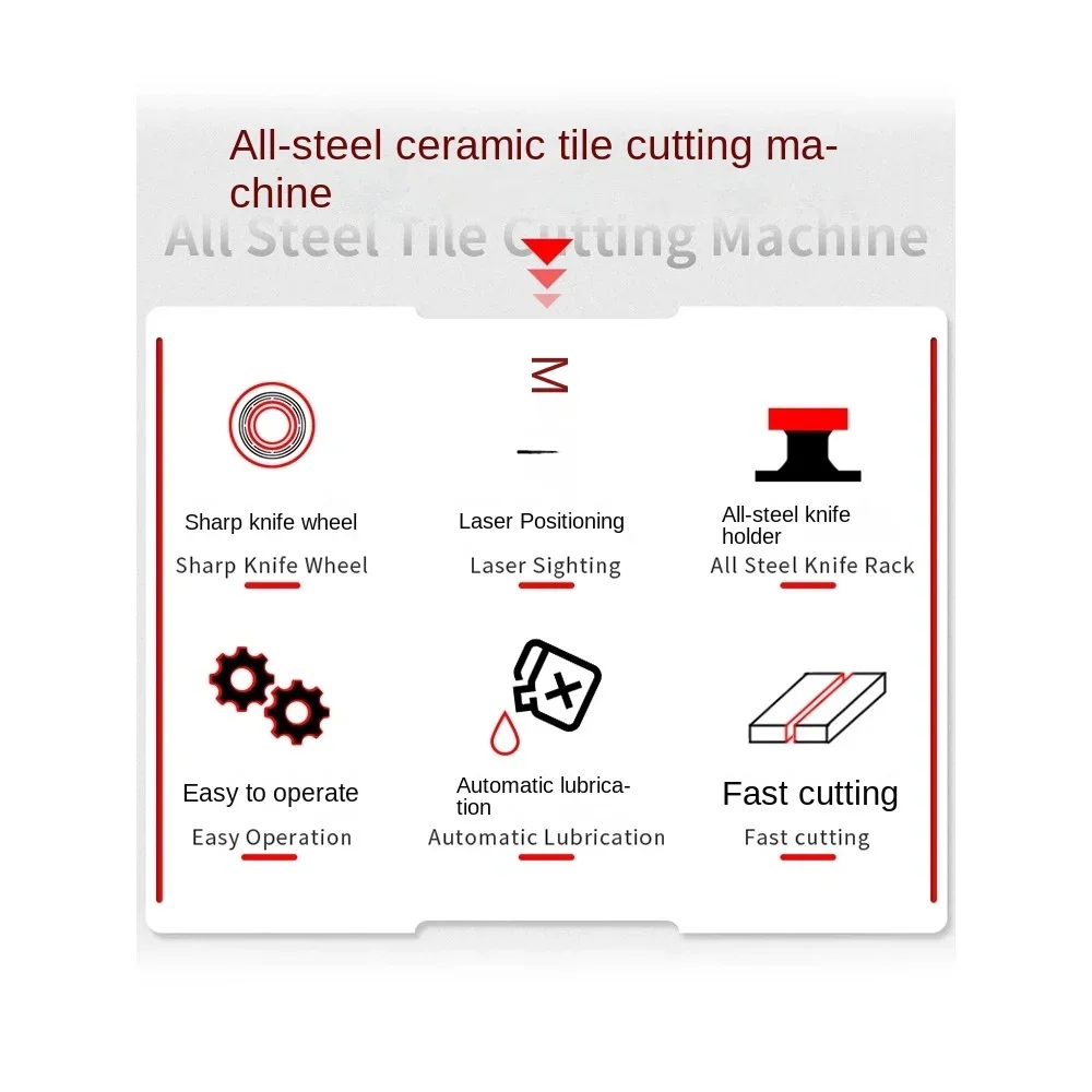 High-precision ceramic tile cutting artifact pushed by tile cutting machine Manual drawing knife sticking ceramic tile tool set