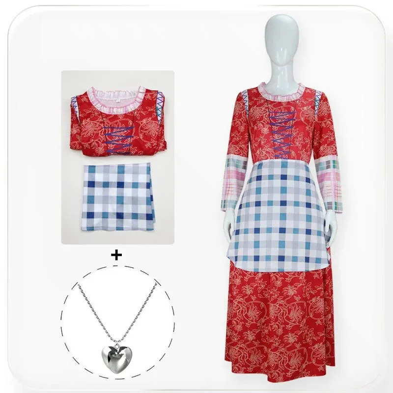 

Halloween Snow White Cosplay Costume Princess's Maid Carnival Party Women's Apron Dress Live Action Movie Costumes tt9]