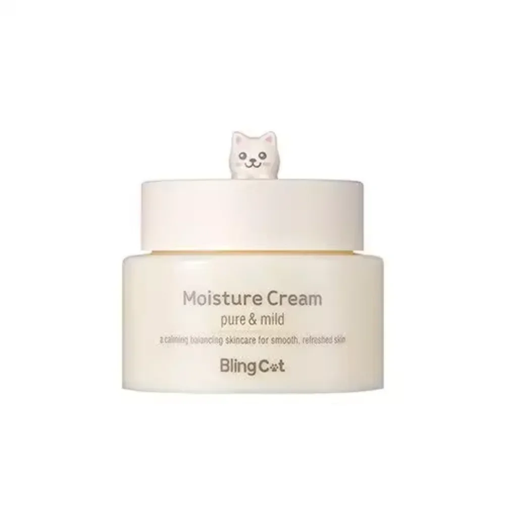 

Tonymoly Moisture Cream 50ml Pure and Mild Calming Balancing Skin Care for Smooth Refreshed Skin Brightening Korea Skin Care