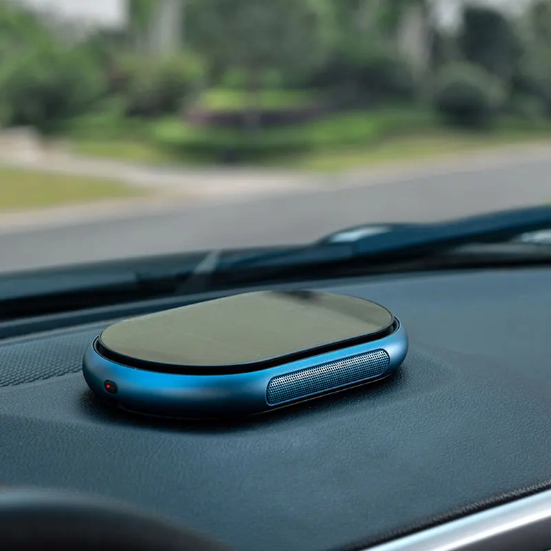 Solar Car Air Purifier 4000mah Smoke Remover HEPA filter electric Purifier Interior Air Cleaner Deodorant for Cars