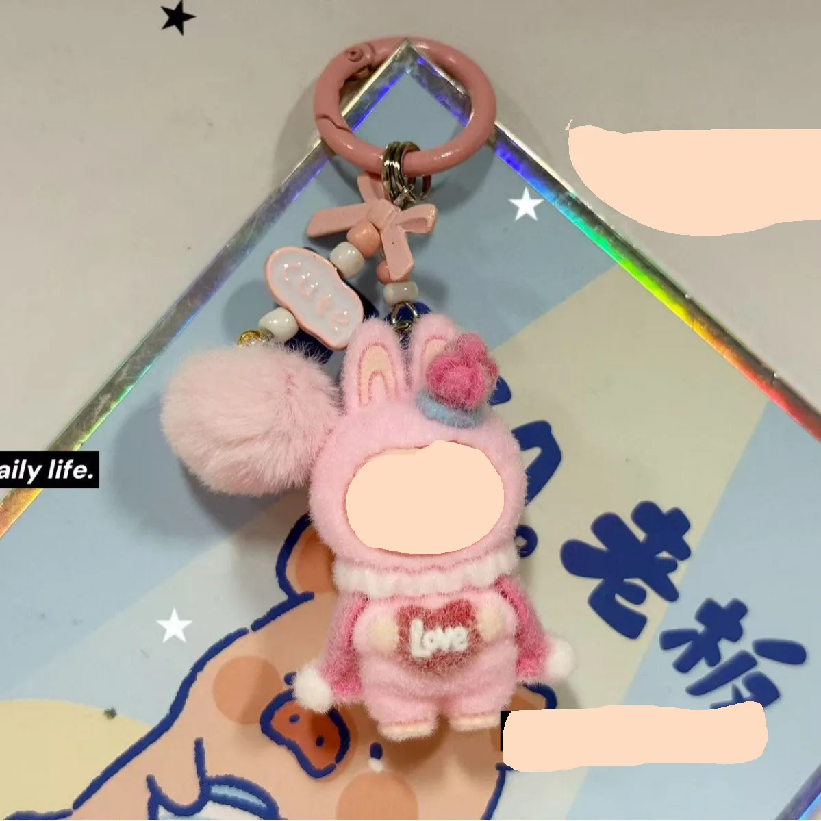 1PCSNew سلسلة المفاتيح الصغيرة الكرتون الإبداعية ثلاثية الأبعاد دمية الطلاب المدرسية قلادة سيارة مفتاح سلسلة النساء الرجال يعرض 2025