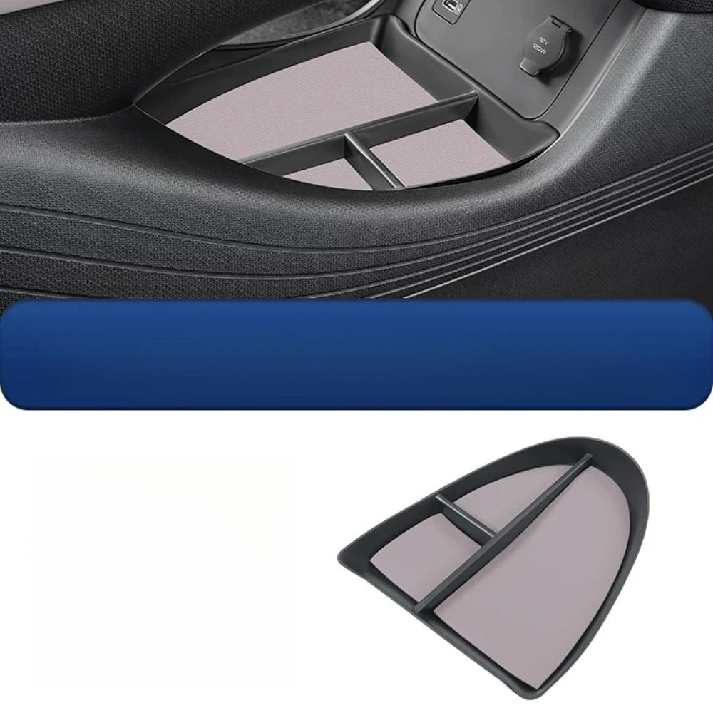 Picture 6: For BYD Atto 3 Center Console Lower Storage Box Divider Organizer Tray Holder Interior Modification Auto Accessories