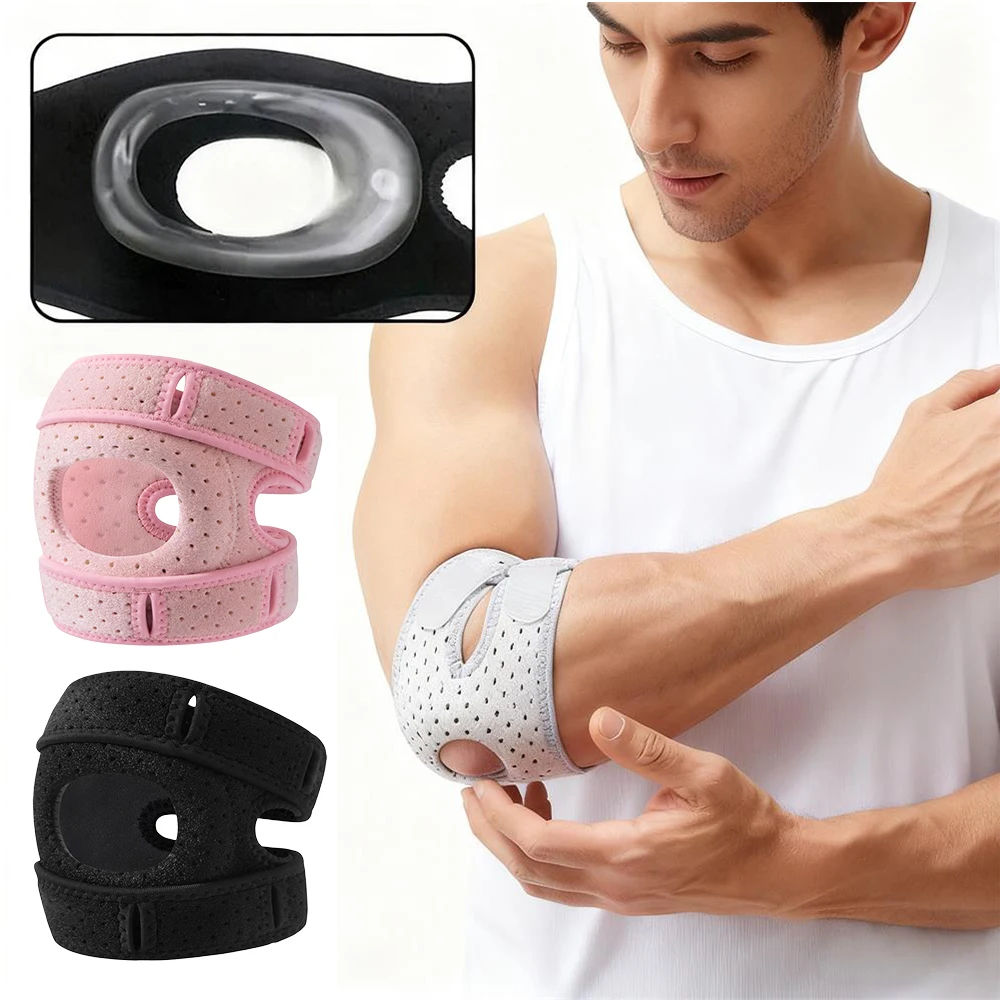 

1/2 шт. поддержка локтя, регулируемая компрессионная повязка для мужчин и женщин, восстановление спортивных травм, локоть для теннисного гольфа