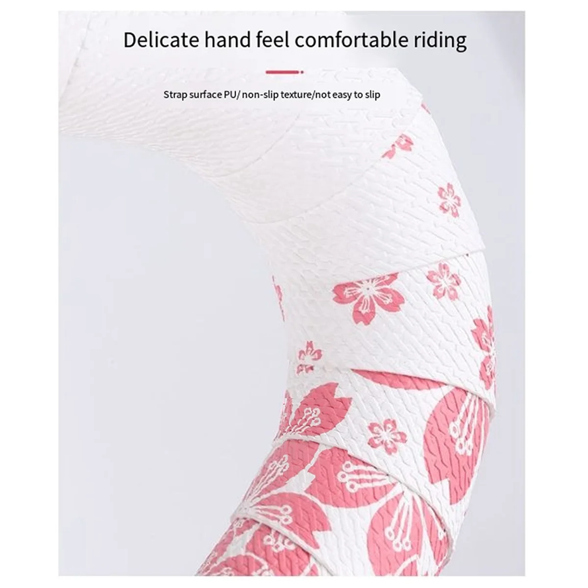 A26P دراجة المقود الشريط الطريق دراجة المقود الشريط للصدمات امتصاص الصدمات مقاومة للاهتراء ماصة للعرق أسود وردي