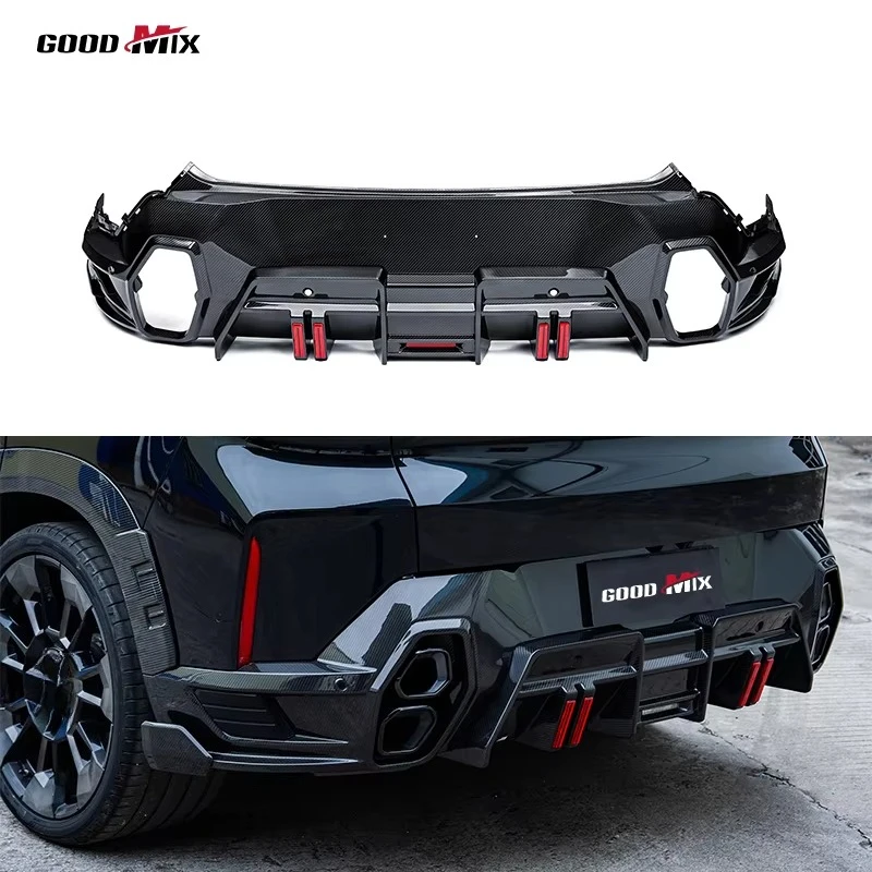 LD Style Dry Carbon Fiber Body Kit Rear Diffuser for BMW XM G09 2022 -