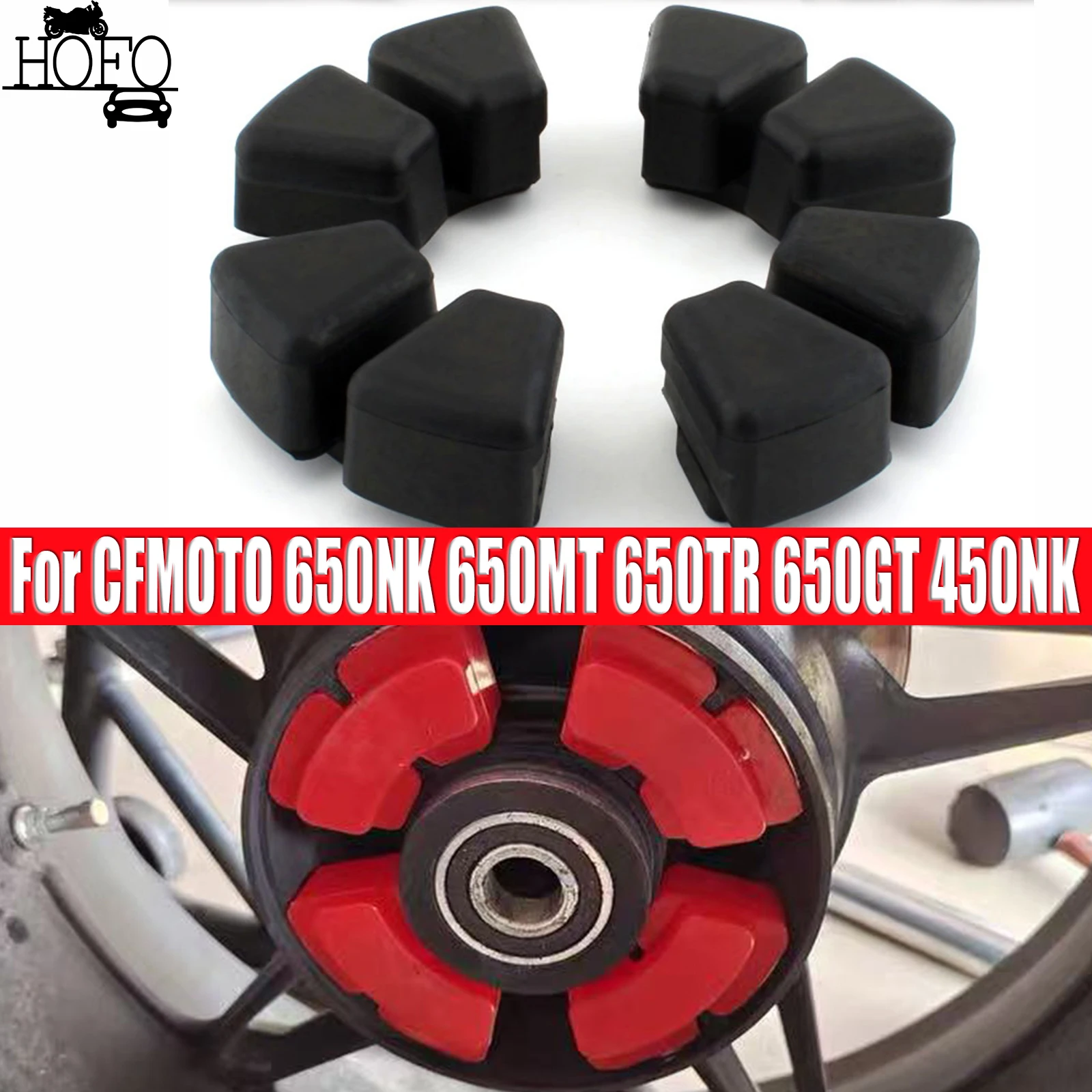 

For CFMOTO 650NK 650MT 650TR 650GT 450NK Rear Wheel Cush Drive Shock Dampener