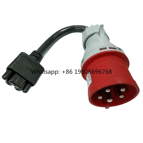 

New Gen2 Charger Universal Connector Adapter 32A with CEE 5Pin Red Plug