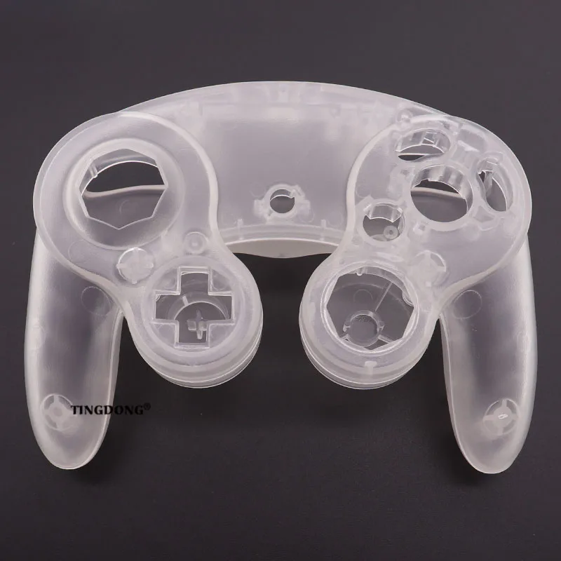ปลอกหุ้มด้ามจับแบบเปลี่ยนได้สำหรับกล่องควบคุมเกม NGC Gamecube เคสป้องกัน