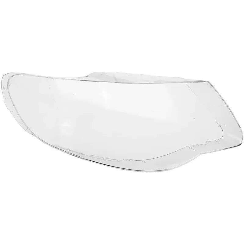 A85E-Car Front Headlight Headlamp Lens Cover For Touareg 2007-2010 Clear Lampshade Shell Headlamp Cover
