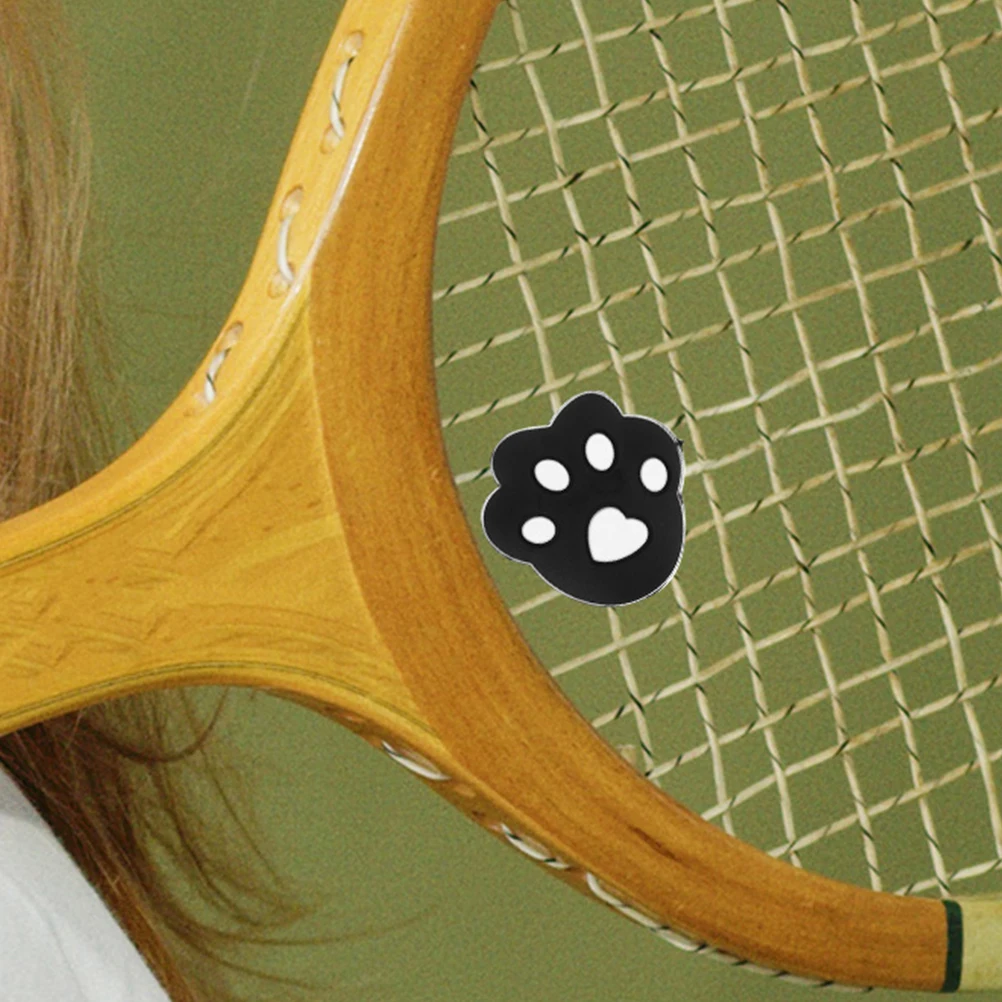 

4Pcs Tennis Racket Vibration Dampeners Silicone Shock Absorbers Creative Tennis Accessories Lightweight and Easy to Use