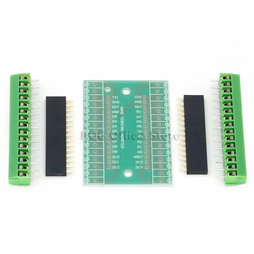 NANO V3.0 3.0 Controller Terminal Adapter Expansion Board NANO IO Shield Simple Extension Plate for Arduino AVR ATMEGA328P