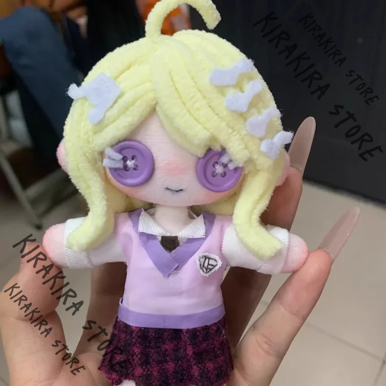 

Danganronpa Kaede Akamatsu Anime Cotton Puppet Hand-sewn Button Eyes Moppet Figurine Maumet Cosplay Ornaments Periphery