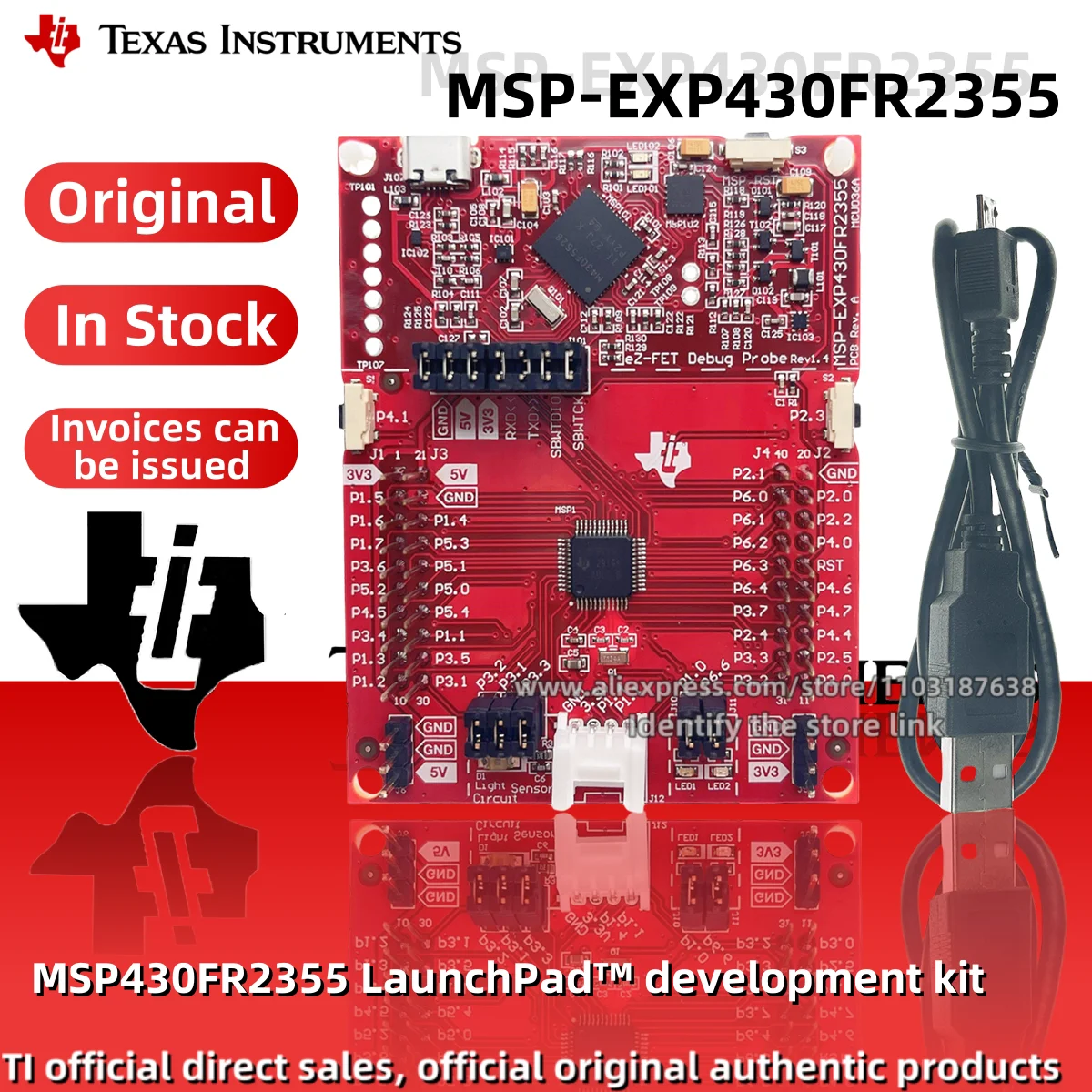 1PCS/LOT MSP-EXP430FR2355 MSP430FR2355 LaunchPad™ Development Suite Original stock