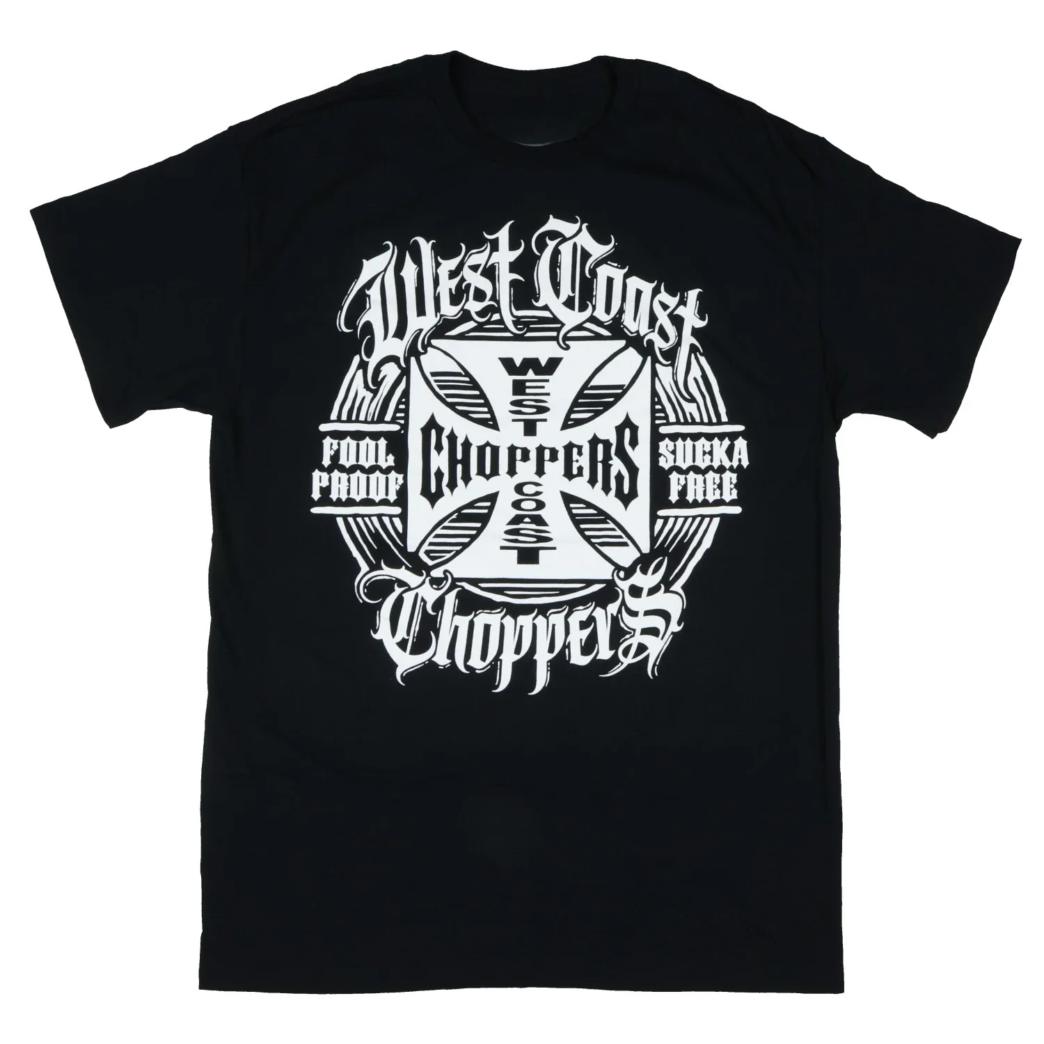 

West Coast Choppers T-Shirt Men Proof Logo Design Tee American Oversized Short-sleeved Men Women Fashion Street Hip-hop Rock Top