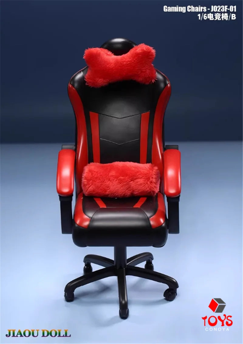 In Stock JIAOU DOLL JO23F-01 1/6 Scale Miniature Gaming Computer Chair Office Game Chair Fit 12-inch Action Figure Body Dolls