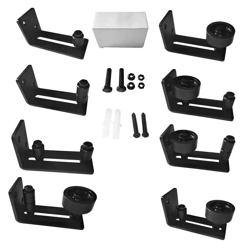 Sliding Barn Door Carbon Steel Bottom Floor Roller Kit Hardware Accessory