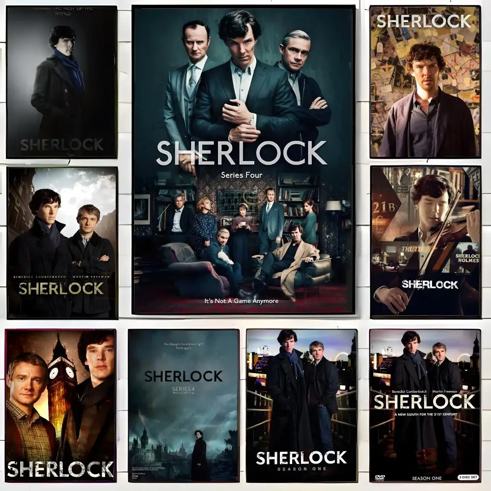 Detective Series S-Sherlock Poster Wall Art Print Decorative Mural Home Decor Gift Unframed