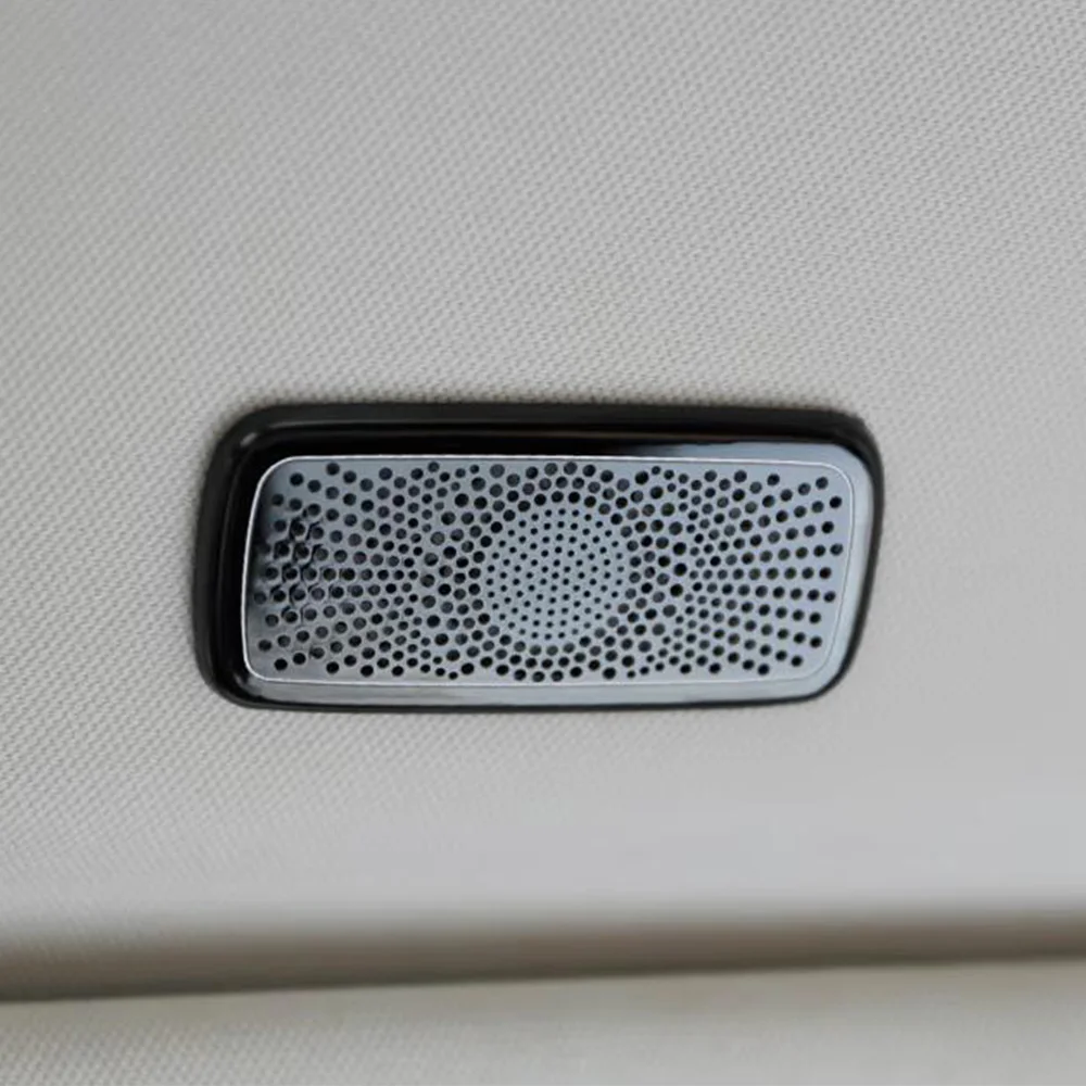 For Lexus NX 250 260 350h 350 F 2022 2023 2024 Car Roof Audio Speaker Panel Covers Stereo Trim Stainless Steel Accessories 2Pcs