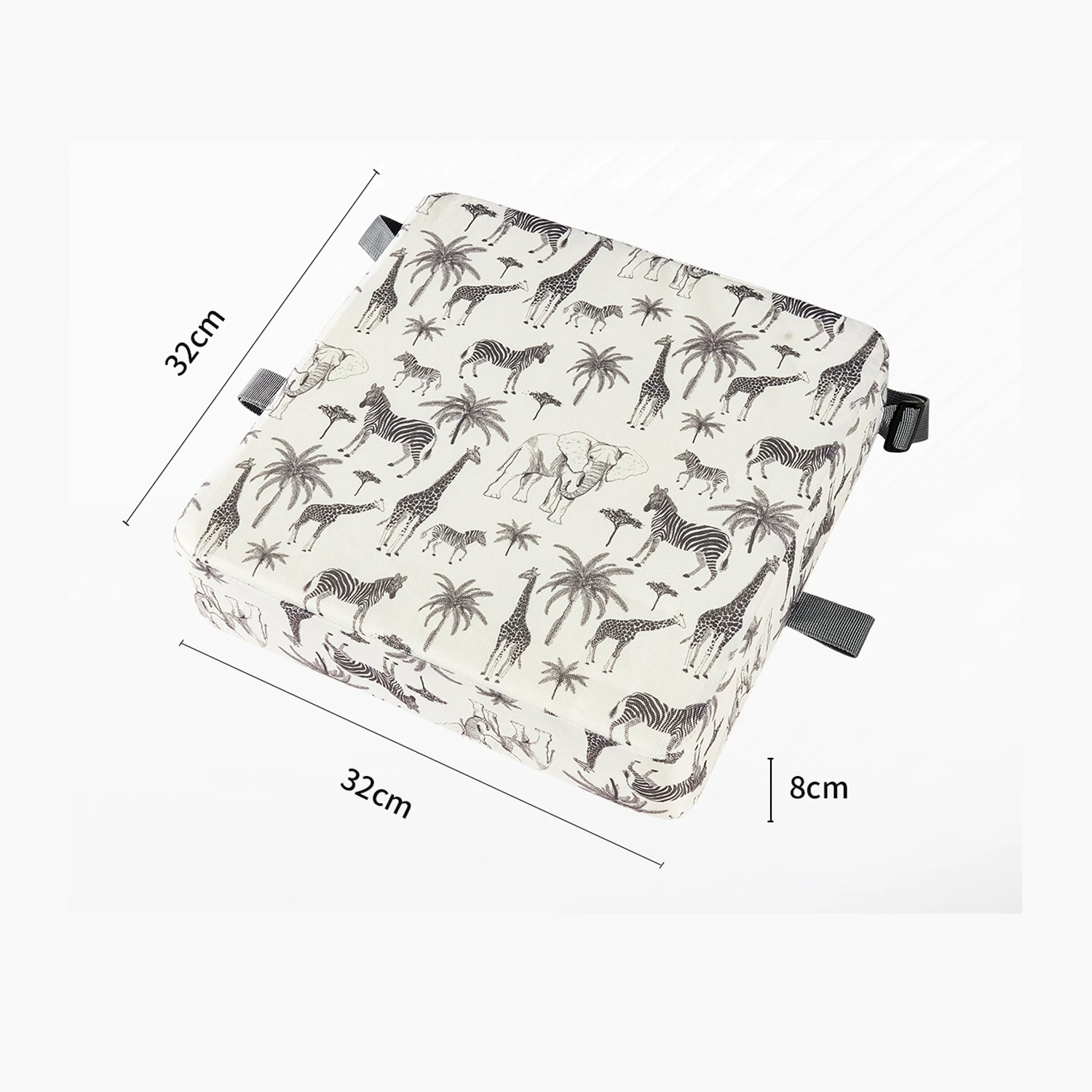 Almofada crescente de altura do assento das crianças dos desenhos animados portátil à prova dwaterproof água cadeira de jantar do bebê esponja altura crescente almofada