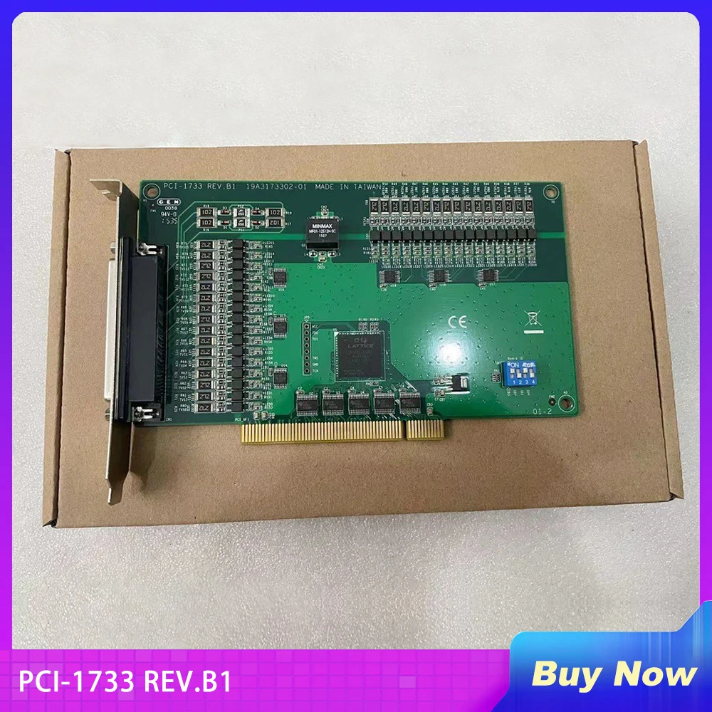 

For Advantech 19A3173302-01 32 Channel Isolated Digital Input Card PCI-1733 REV.B1