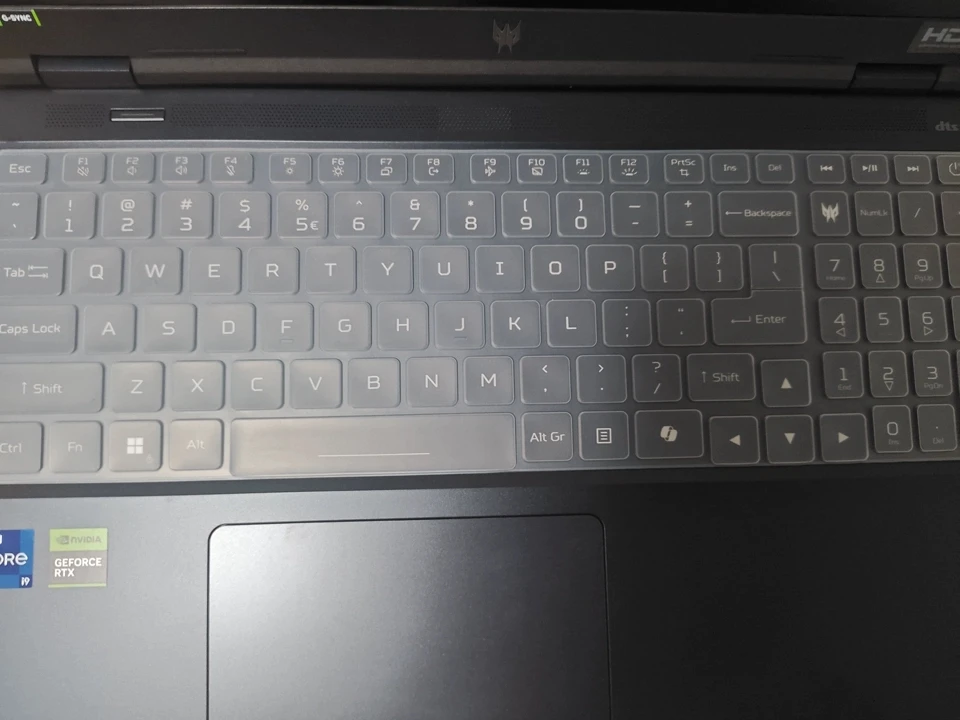 Clear Transparent Silicone Keyboard Cover Film For Acer Predator Neo 16 PHN16-72 Helios 16 PH16-72 NEO S PHN16S-71
