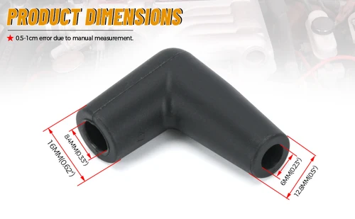 Imagen 2 del producto Envío Gratis 9 unids/set HEI estilo distribuidor tapas cable de la bujía hombre botas de goma terminales termina conector conjunto PQY-SSC03