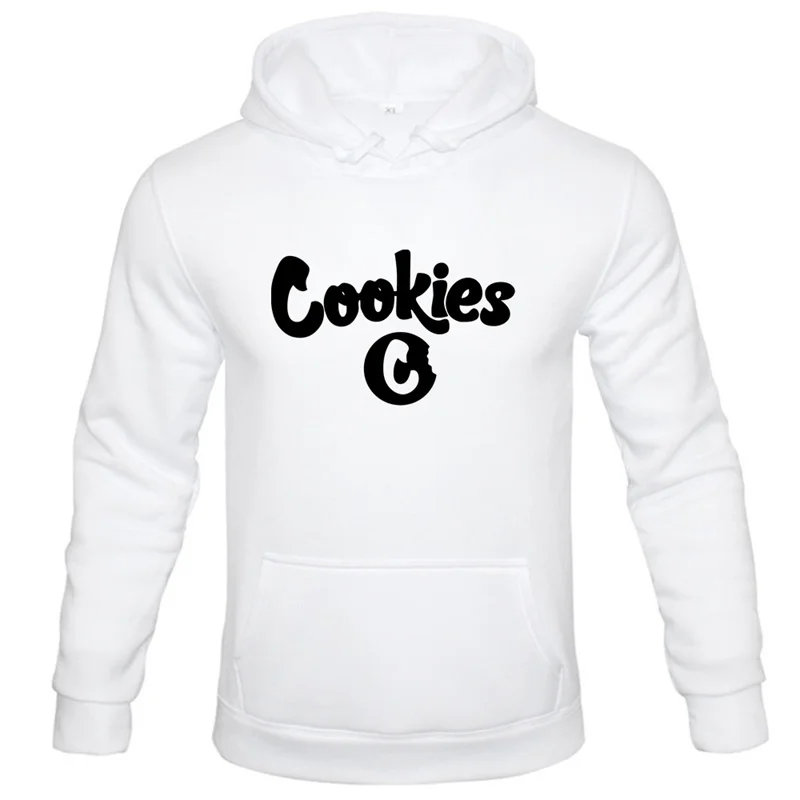 New Anime Cookies Print Fleece Hoodie Men's Autumn Winter Men's Women's Hoodies Sweatshirts Pullover Hip Hop Streetwear Tops