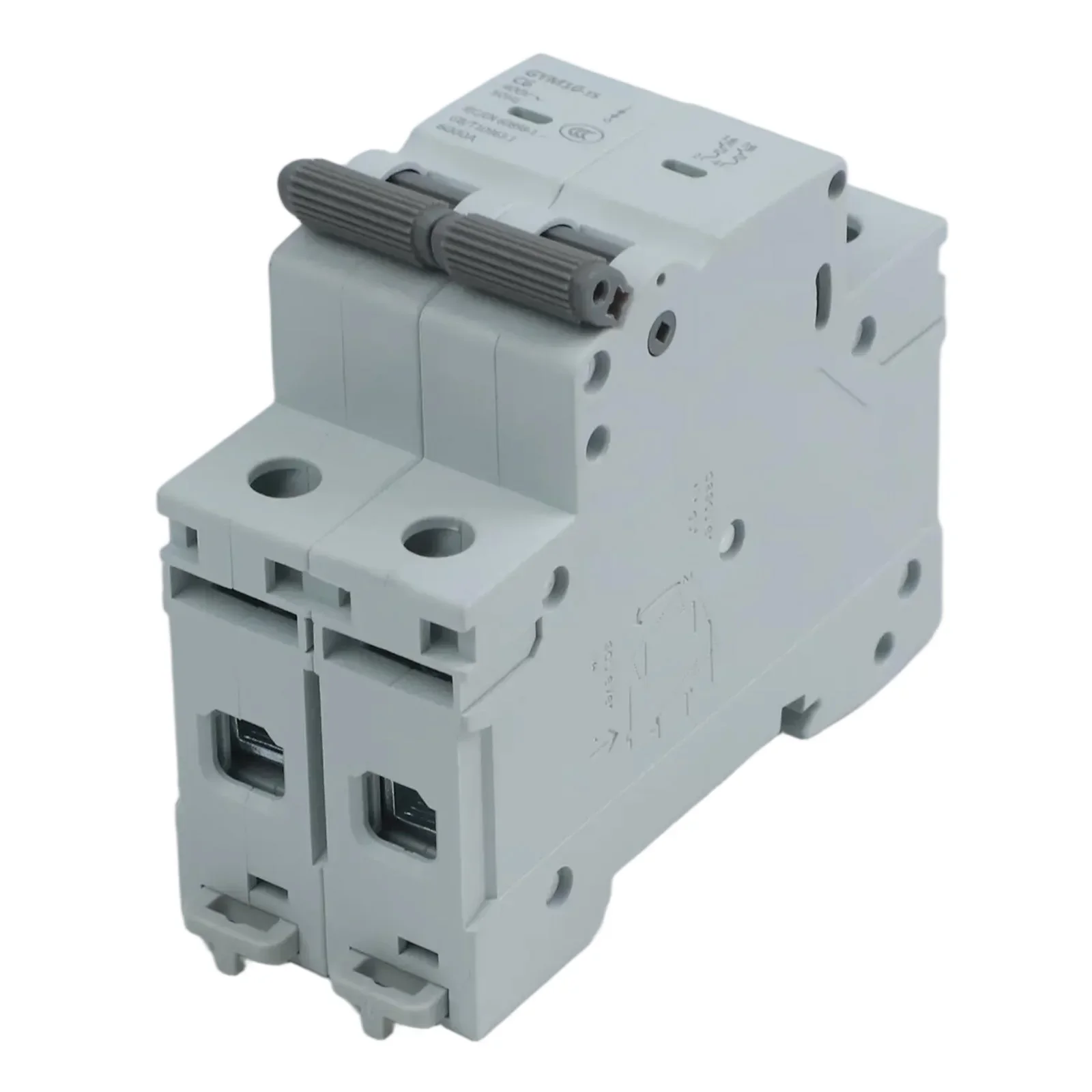AC MCB Miniature Circuit Breaker 2Pole 6kA Curve Switch 61016202532405063A Rated Current 6A 63A With Indicator Function