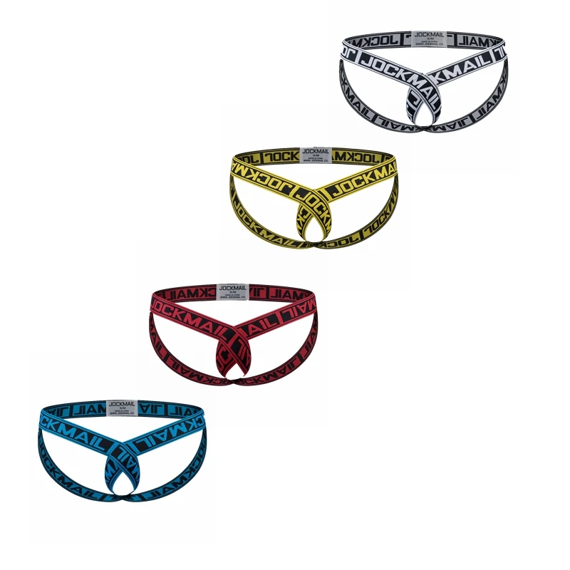 

4 шт., Мужские Трусы-стринги с Т-образной застежкой