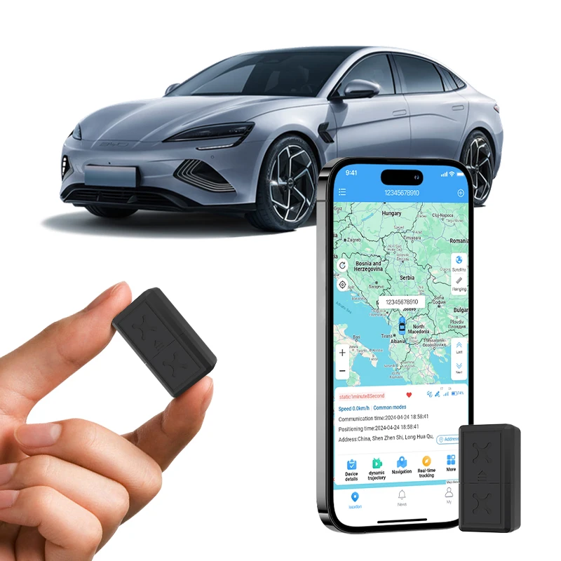 Portable Mini GPS Tracker Real-Time Magnetic Full Global Coverage GSM 4G LTE Network Vehicle/Kids/Dogs Tracker IOS LBS/BDS