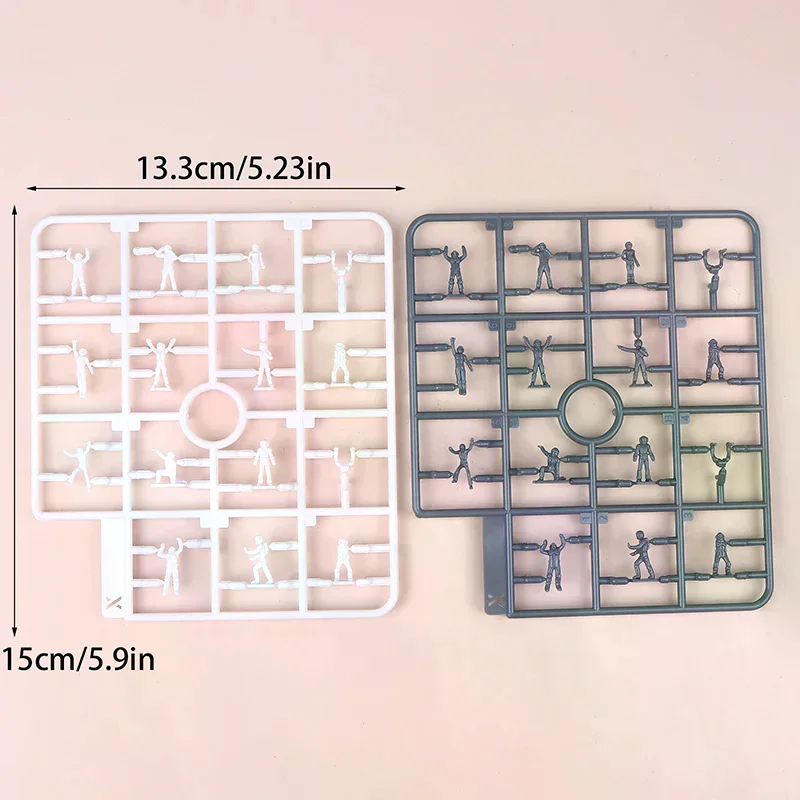 26 peças escala 1/100 modelo de pessoas em miniatura gnaku soldado montagem modelo cena figuras de construção para modelagem hobby acessórios diy