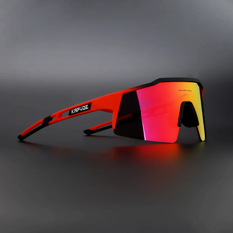 Kapvoe Radfahren Sonnenbrille UV400 Radfahren Gläser Polarisierte Integrierte Myopie Rahmen Mann Fahrrad Brillen Outdoor MTB Fahrrad Brille 7