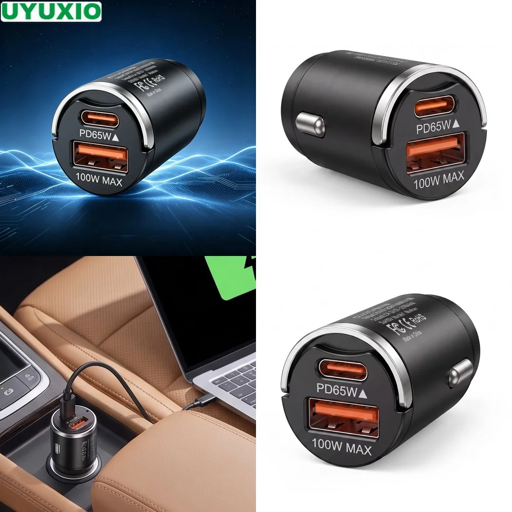 carregador-de-viagem-para-carro-de-165w-design-compacto-de-metal-com-entrada-flush-com-saidas-usb-c-de-65w-e-usb-a-de-100w-para-viagens-e-uso-diario